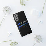 Blue C7 Z06 Sports Car Tough Phone Case Track Style Cover Gift