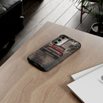 F100 Phone Case, Red White Classic Truck Foggy Road Cover, Gift