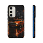 Challenger RT Phone Case, Rainy City Night Muscle Car Tough Cover