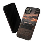 MK4 Supra Phone Case, Black JDM Sports Car Mountain Dusk Cover