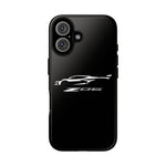 White C8 Z06 Phone Case for Chevy Fans, Tough Protective Cover