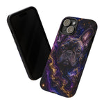 French Bulldog Galaxy Marble Art Tough Phone Case