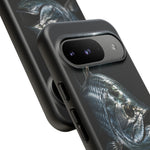 Tarpon Fishing Phone Case, Saltwater Portrait Black Cover, Gift