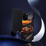 Supra MK4 Orange Touge Night JDM Speed Art Tough Phone Case