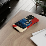 Miata Mariner Blue Pop-up Tough Phone Case for JDM Car Fans