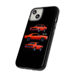 1969 Camaro SS Orange Triple View Muscle Car Tough Phone Case