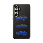 Blue 180SX JDM Sports Car Phone Case Tough Multi View