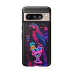 Neon Parrot Cocktails phone case | Tough Cases