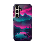 2 Rounds Canada Retina Artwork Vaporwave Phone Case – Landscape Aesthetic