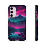2 Rounds Canada Retina Artwork Vaporwave Phone Case – Landscape Aesthetic