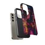 Neon Roller Skates Tough Case | Retro 80s Skate Night Phone Cover