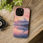 Mount Fuji Dawn Reflection Art Tough Phone Case