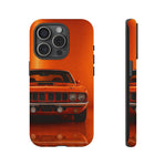 Orange Cuda Phone Case, 71 Classic Muscle Car Tough Cover