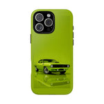 Green Cuda Muscle Car phone case for Gear Heads