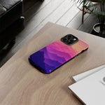 Pastel Mountain Haze Vaporwave Art Tough Phone Case