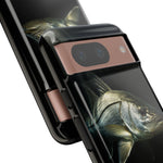 Snook Fishing Phone Case, Saltwater Portrait Black Cover, Gift