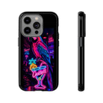 Neon Parrot Cocktails phone case | Tough Cases