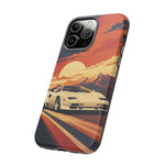 Retro Sunset Countach phone case | Sports car tough cover