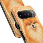 Pomeranian Tiny Fox Fluffy Art Tough Phone Case