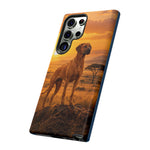 Rhodesian Ridgeback African Savanna Art Tough Phone Case