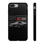 Black C5 Phone Case American Sports Car Tough Cover Gift