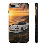 Supra MK4 Super White Targa Coastal Art Tough Phone Case