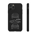1986 Supra Triple View Line Art JDM Tough Phone Case Cover