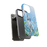 Copy of Silver Butterflies Tough Case | Blue Sky Water Droplets Phone Cover