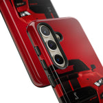 Red Mustang Art Phone Case, GT500 American Muscle Car Tough Cover