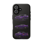 Purple R33 Skyline GTR JDM Sports Car Phone Case Tough Multi View
