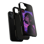 Melancholy Anime Girl Phone Case Vaporwave Tough Case