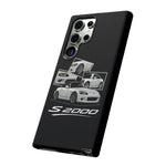 White S2000 Roadster Collage JDM Tough Phone Case Cover Gift