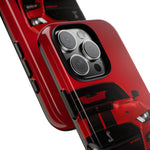 Red Mustang Art Phone Case, GT500 American Muscle Car Tough Cover
