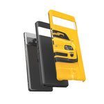 Yellow Supra Phone Case, MK4 90s JDM Legend Tough Protective Cover for Men