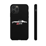 1970 Camaro Z28 White Silhouette Tough Phone Case Cover Gift