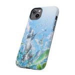 Copy of Silver Butterflies Tough Case | Blue Sky Water Droplets Phone Cover