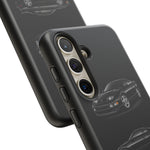 Black 300ZX Sports Car Tough Phone Case - Multi View