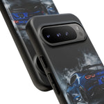 Camaro ZL1 Phone Case, Blue Track Smoke Studio Cover