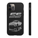 White SS Camaro reflection phone case | Car muscle car phone case
