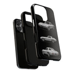 Silver Sting Ray Classic Corvette Phone Case Tough Multi View