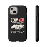 R34 Skyline GT-R JDM Rising Sun Tough Phone Case Cover Gift