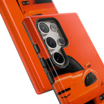 Orange C6 Z06 Studio Tough Phone Case for Sports Car Drivers