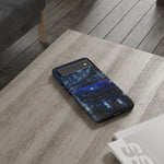 Skyline GT-R R34 Bayside Blue Tokyo Night Art Tough Phone Case