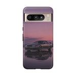 Sunset Skyline GT-R R32 phone case | car reflection, purple dusk