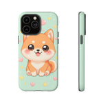 Shiba Inu Kawaii Chibi Smile Pet Dog Art Tough Phone Case