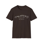 1977 Trans Am Shirt Vintage Muscle Car | Classic Firebird Style Line Art Retro Automotive T-Shirt
