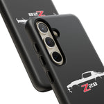 1970 Camaro Z28 White Silhouette Tough Phone Case Cover Gift