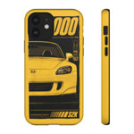S2000 Spa Yellow Retro 90s JDM Car Tough Phone Case