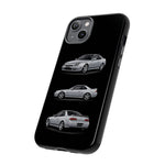 Silver Prelude Sports Coupe Tough Phone Case for JDM Fans