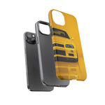 Yellow Skyline Phone Case, R34 GTR 90s JDM Legend Tough Cover for Men Gift